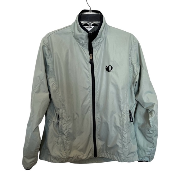 Pearl Izumi green nylon biking athletic vented jacket size medium - Picture 1 of 11